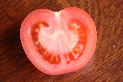 Aufgeschnittene Tomate