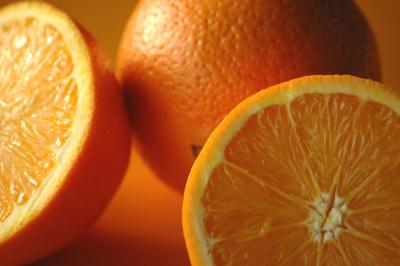 Aufgeschnittene Orangen