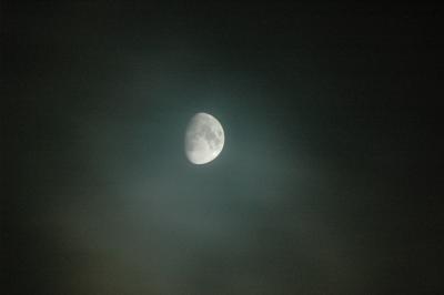 Mond im Nebel
