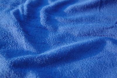 Blaues Frottier-Handtuch 2