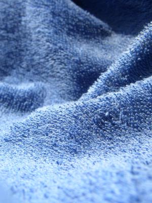 Blaues Frottier-Handtuch 4