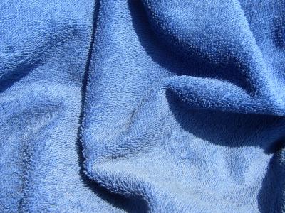 Blaues Frottier-Handtuch 5