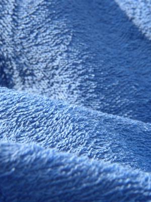 Blaues Frottier-Handtuch 6